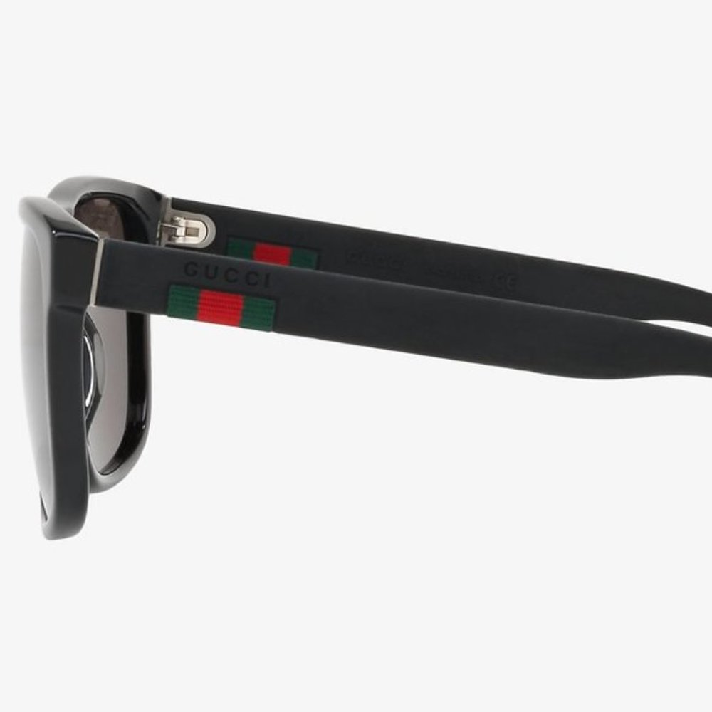 New Gucci Black Acetate Rectangle Sunglasses! - Picture 2 of 2